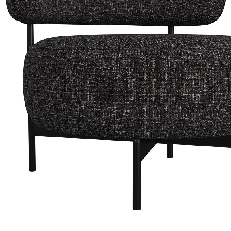 Antonia - Swivel Chair - Heron Black