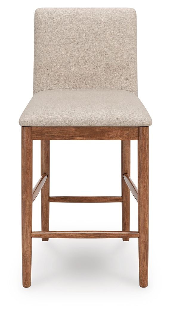 Isanti - Upholstered Barstool (Set of 2) - Light Brown