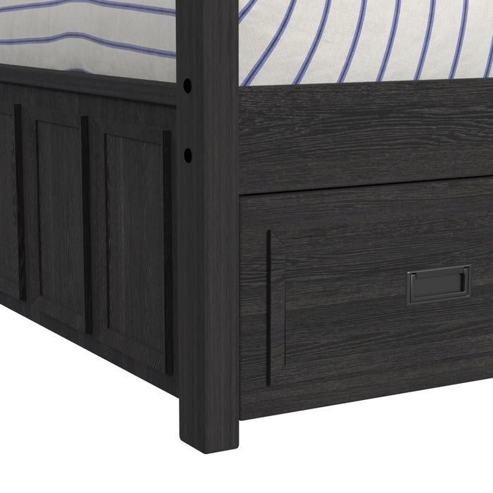 Hampton Kids - Bunk With Ladder And Trundle Bedroom Set
