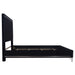 Ava 5/0 Q Headboard, Footboard & Slat Kit-Ebony