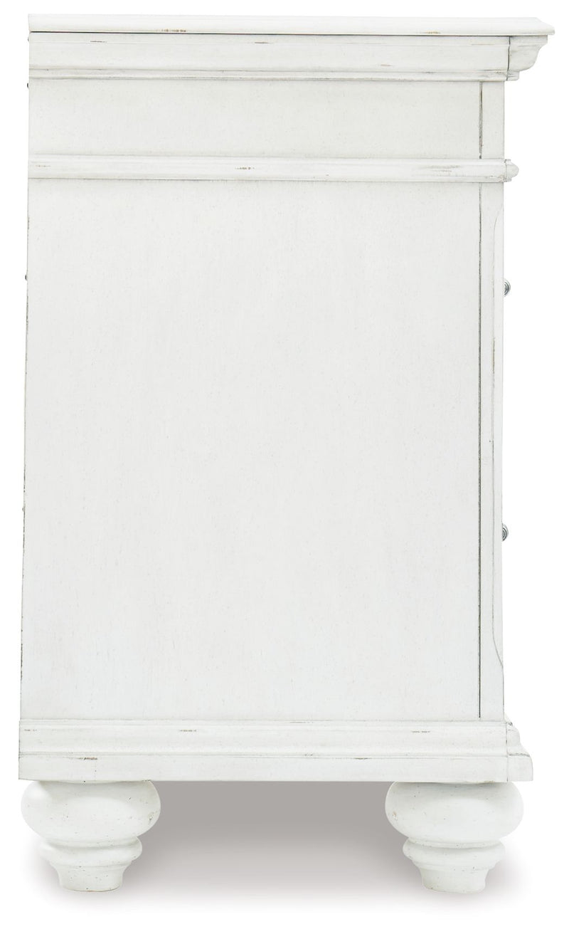 Kanwyn - Three Drawer Night Stand - Whitewash