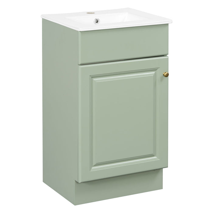 Bathroom Vanity With Sink, Cabinet With Adjustable Shelf