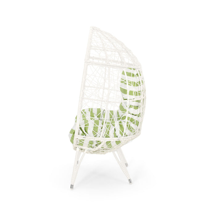 Cosmos - Round Hammered Iron Teardrop Chair