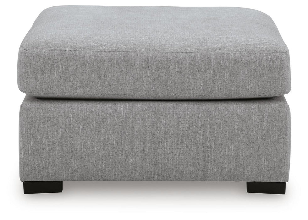 Lakepoint - Oversized Accent Ottoman - Nickel