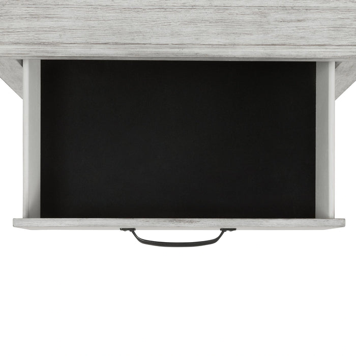 Scott Nightstand W/USB White Finish