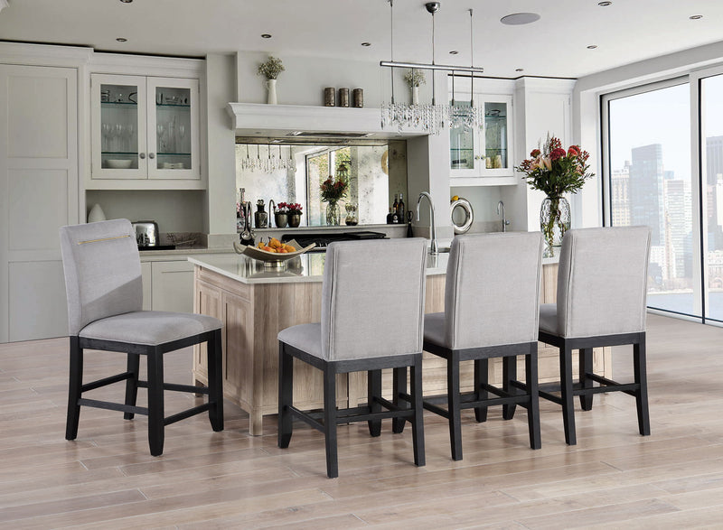 Yves - Counter Chair - Light Gray