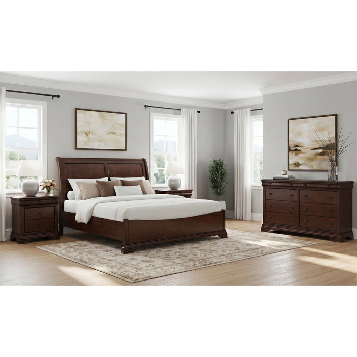 Phillipe Bedroom Set in Cherry