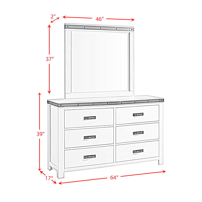 Wade - Youth 6-Drawer Dresser