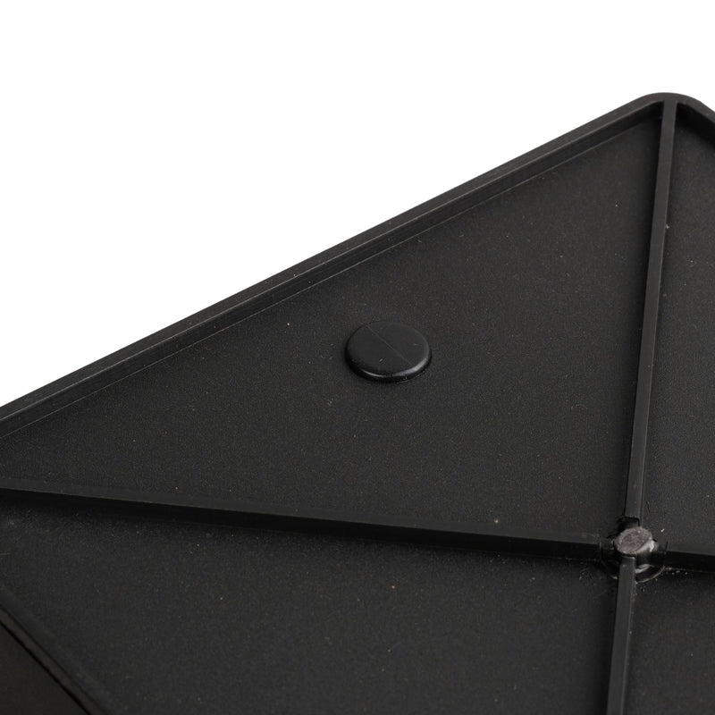 Solhome - Square Planter Box For Patio - Black