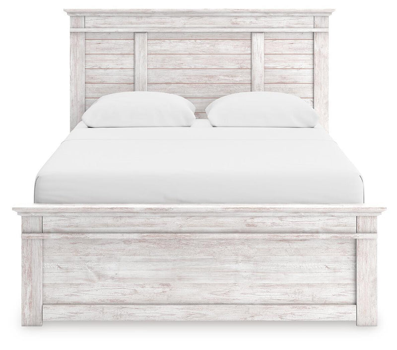 Makidern - Panel Storage Bed