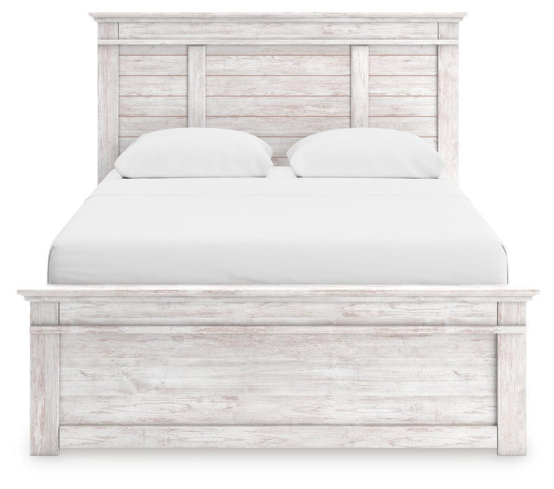 Makidern - Panel Storage Bed
