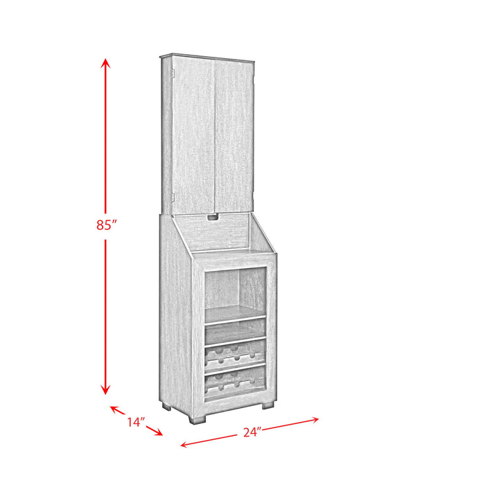 Bone - Dartboard Cabinet Ssg-120405 Cabinet With Dartboard - Dark Brown