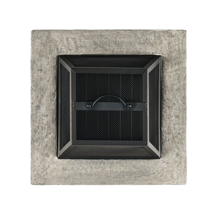 Outdoor Wood Bruning Magnesium Oxide Fire Pit With Lid