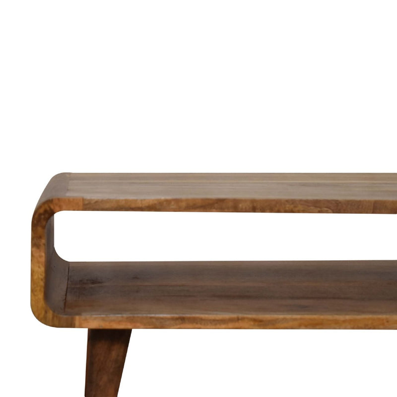 Solid Wood Open Media Unit