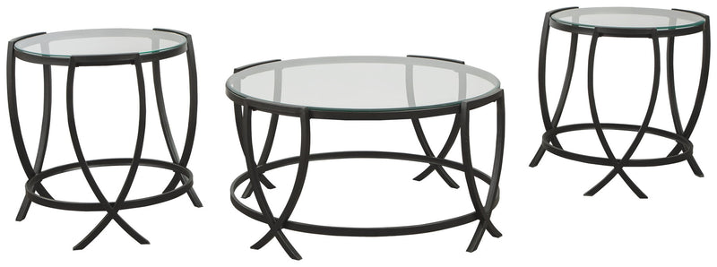 Tarrin - Occasional Table Set (Set of 3) - Black