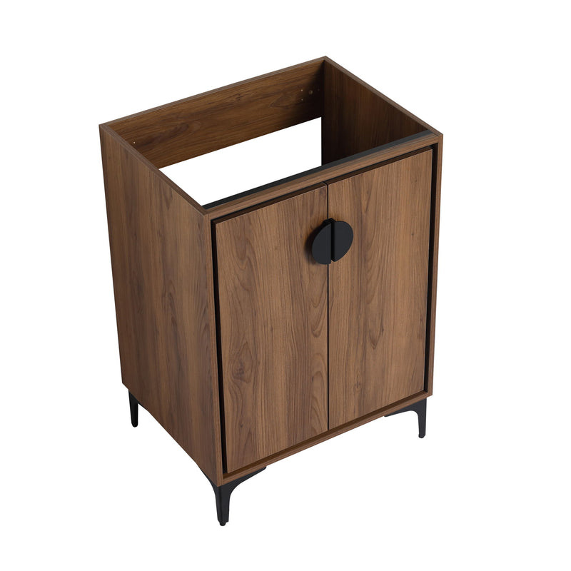 Modern Bathroom Vanity Storage Cabinet With Soft Closing Doors And Engineered Wood Construction