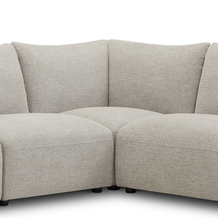 Playful - 6 Piece Modular Sectional - Canes Cobblestone