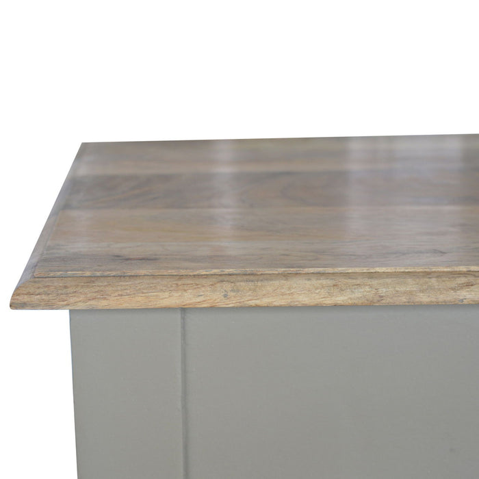 Hand Painted Writing Desk - Gray