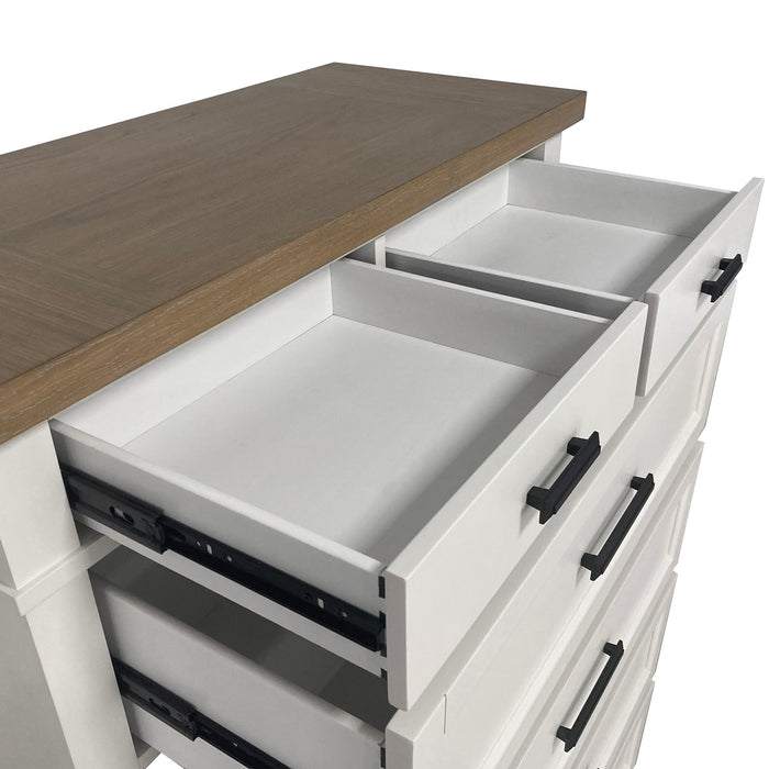 Americana Modern Bedroom - 6 Drawer Chest - Cotton