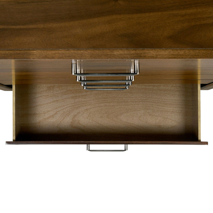 Malibu 5-Drawer Chest in Walnut