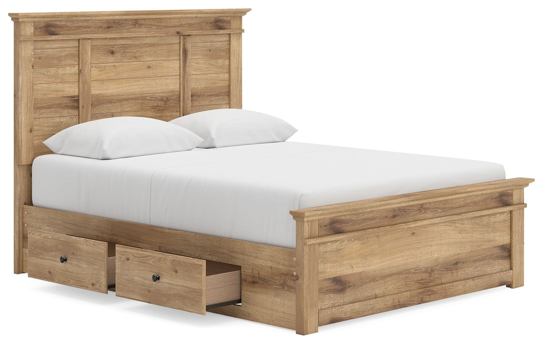 Makidern - Panel Storage Bed