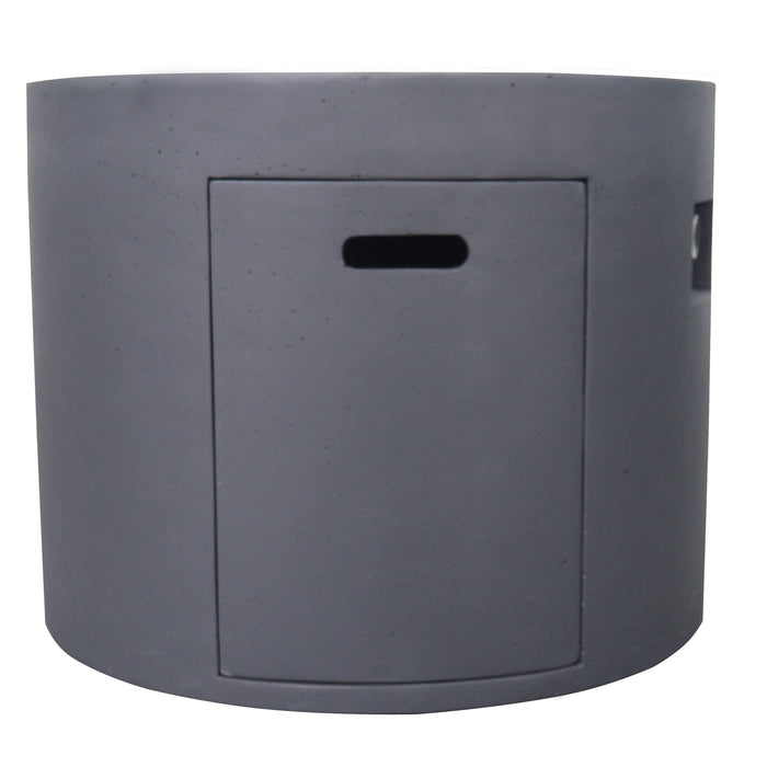 Round Iron Fire Pit With 40, 000 Btu