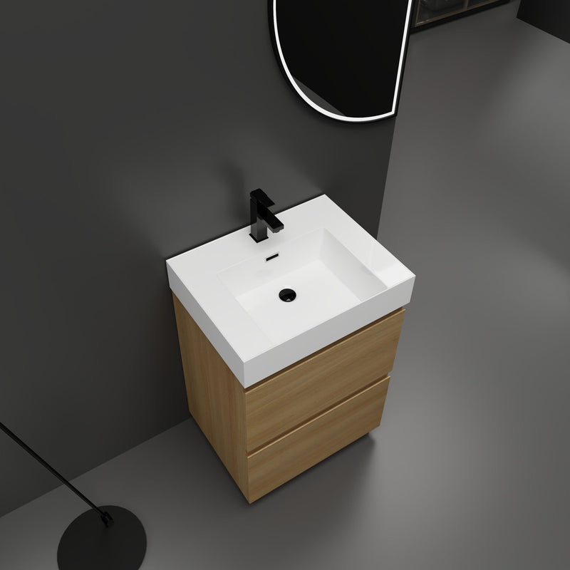 Modern Freestanding Bathroom Vanities With Single Sink Combo