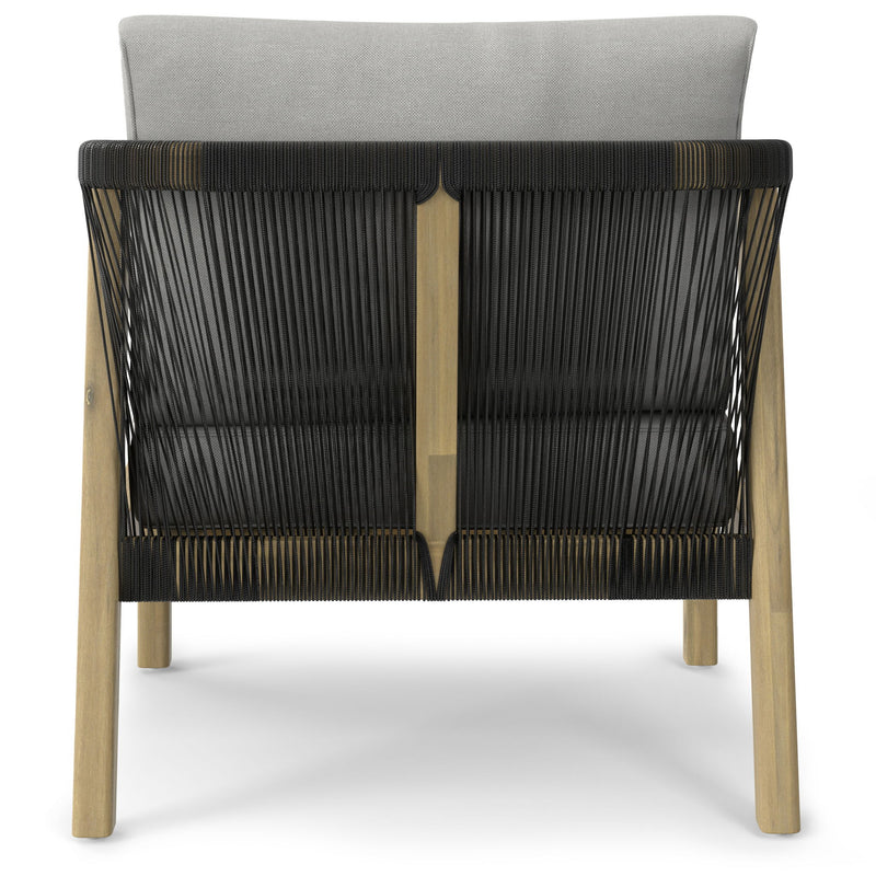 Palmetto - Outdoor Conversation Chair (Set of 2) - Silver