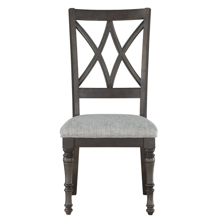 Steve Silver Linnett Side Chair in Slate