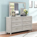 Fiona Landscape Mirror-Mist Gray