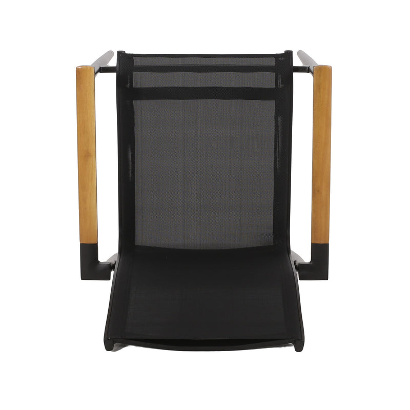 Barrister - Dining Chair (Set of 2) - Black / Natural