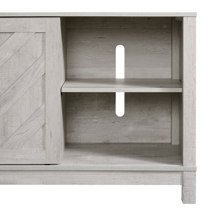 Eleanor - 70" TV Stand With Sliding Door - White