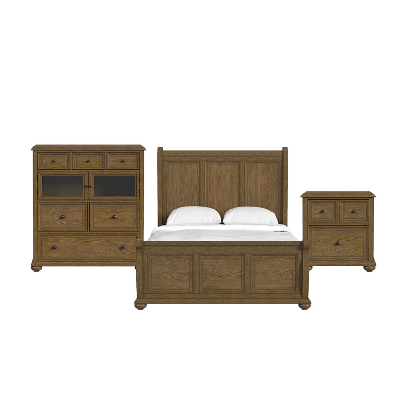 Heritage - Sleigh Bedroom Set - Black