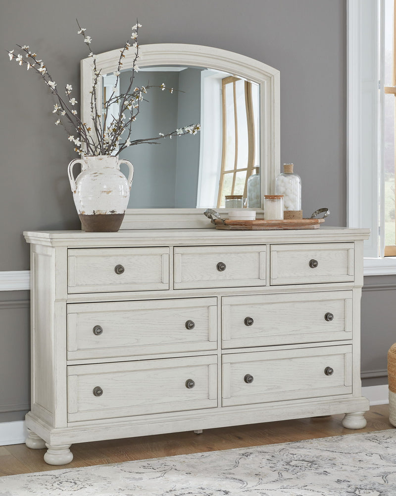Robbinsdale - Dresser, Mirror - Antique White