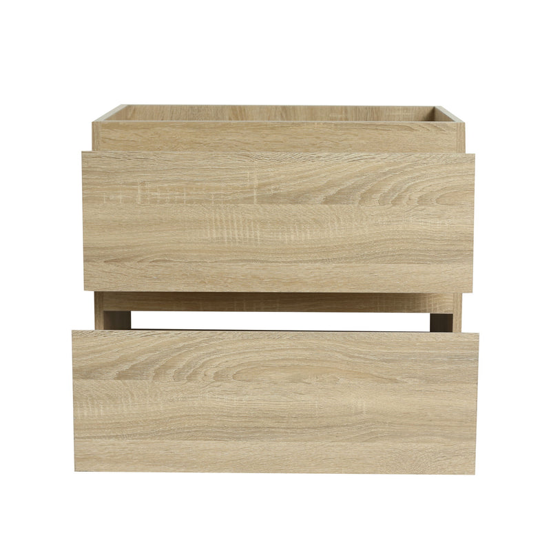 Wall Mounted Bathroom Vanity And Sink, 2 Soft Close Drawers