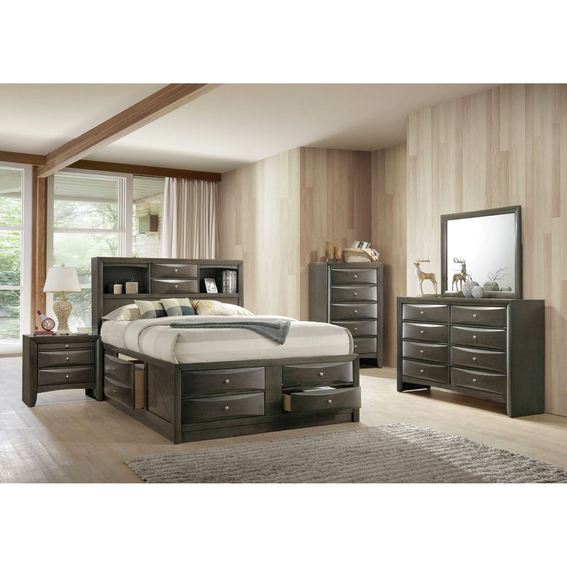 Emily - Storage Bed - Weathered Gray