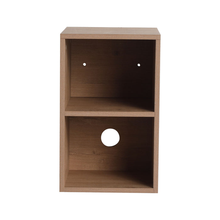 Wall Mounted Bathroom Vanity With Sink And Storage Shelves, Soft Close Doors