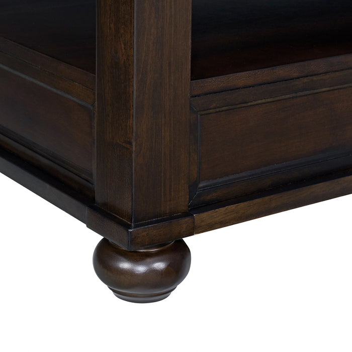 Wagner 3PC Occasional Table Set in Cherry-Square Lift-Top Coffee Table & Two End Table
