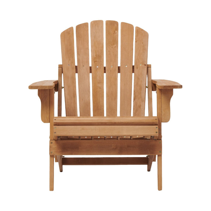 Oversize Outdoor Folding Adirondack Chair, Patio Chair For Garden