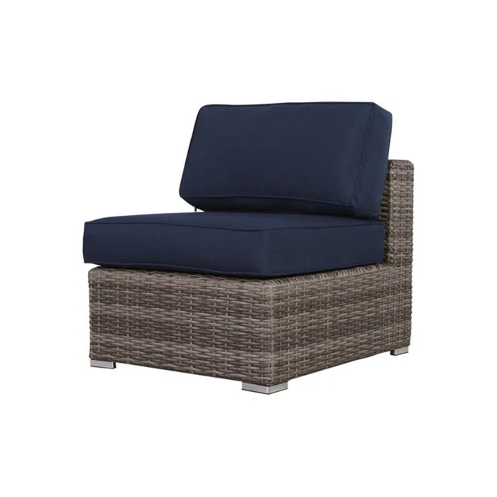 Outdoor Wicker Seating Group With Cushions