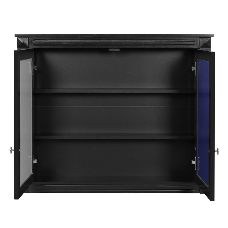 Wall-Mounted Medicine Cabinet With 2 Mirrors, Adjustable Shelves