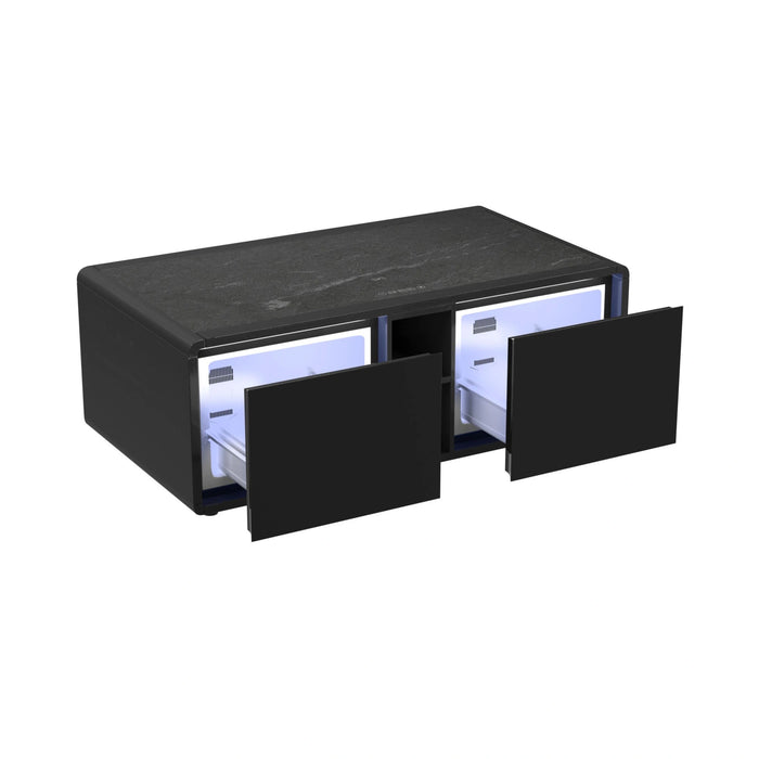 Halo Smart Occasional Table Set in Black