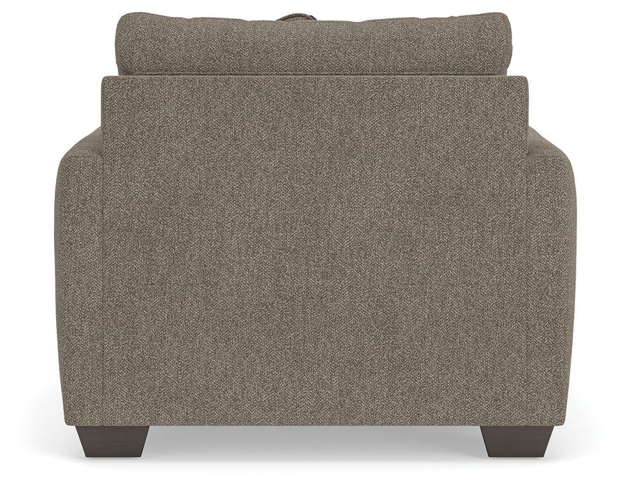 Triston-Peaks - Chair And A Half - Suede