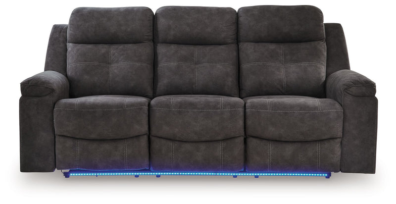 Brysonview - Reclining Sofa - Charcoal