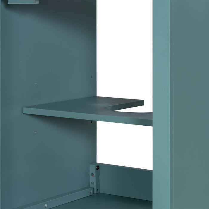 Elegant Bathroom Vanity With Ceramic Sink, Soft Close Door, Adjustable Shelf