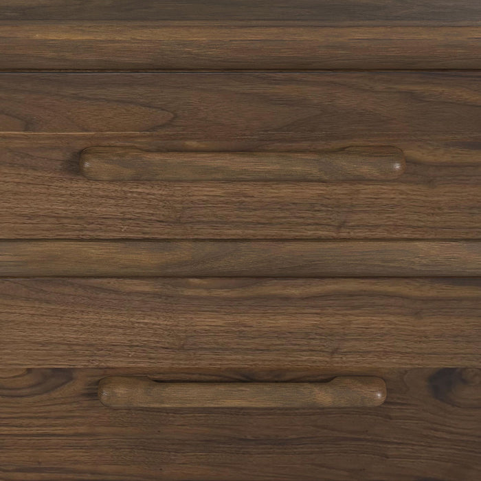 Brisbane - Nightstand With USBC And LED - Brown
