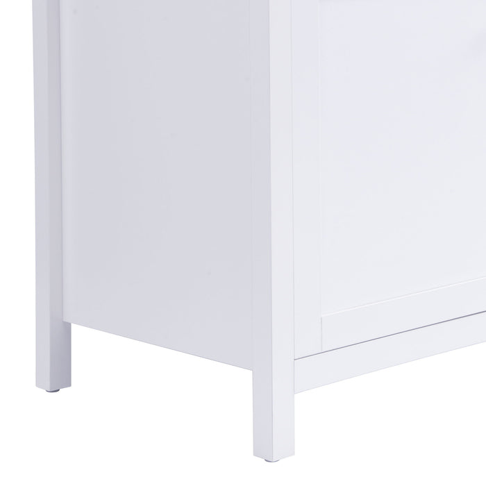 Bathroom Vanity Cabinet Only With Soft Closing Doors & Drawers, Adjustable Shelves - White
