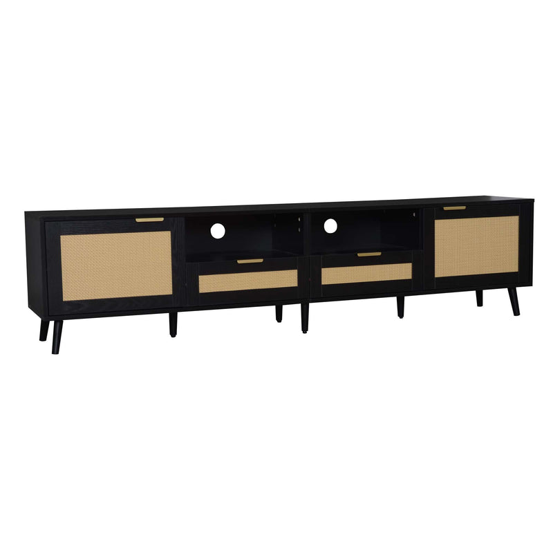 TV Stand, Media Console With Cable Management