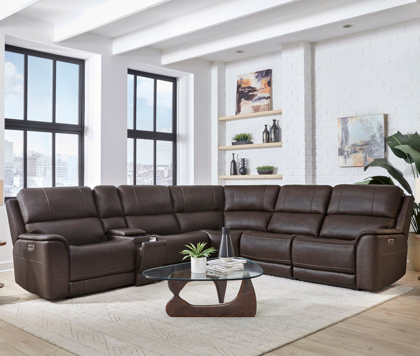 Easton - Power Reclining Sectional With Power Adjustable Headrests