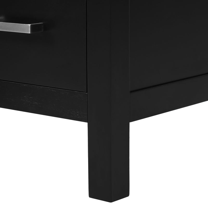 Bathroom Vanity With Integrated Undermount Ceramic Sink, 2 Doors And 1 Drawer, Soft Close Hinges